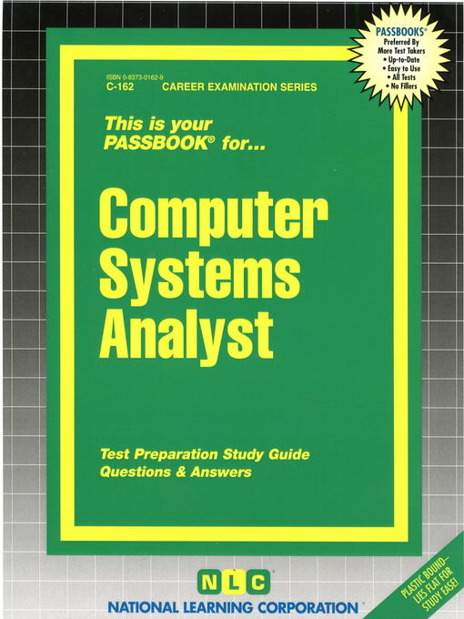 Cover image for Computer Systems Analyst